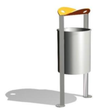 Basurero Circular Cenicero